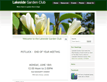 Tablet Screenshot of lakesidegc.org
